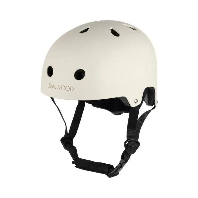 Banwood Helmet Cream ματ παιδικό κράνος κρεμ 50-54 ελαφρύ