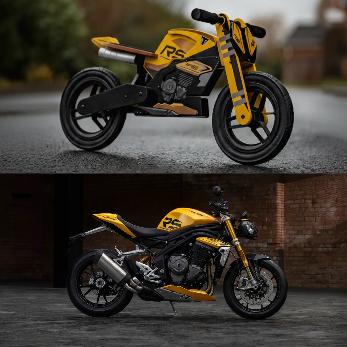 Kiddimoto Triumph Speed Triple 1200 RS ισορροποδήλατο επίσημο