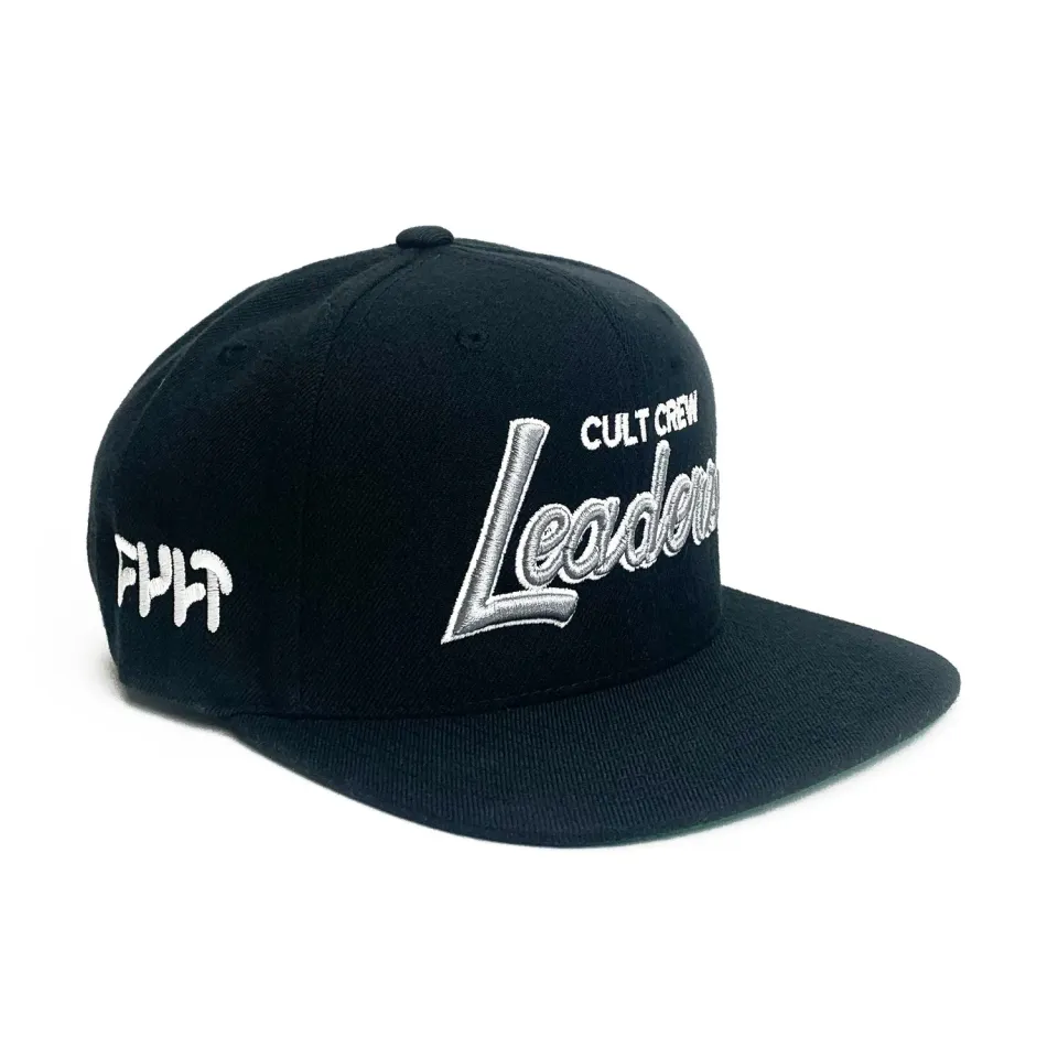 Cult Crew Leaders Snapback καπέλο μαύρο μάλλινο