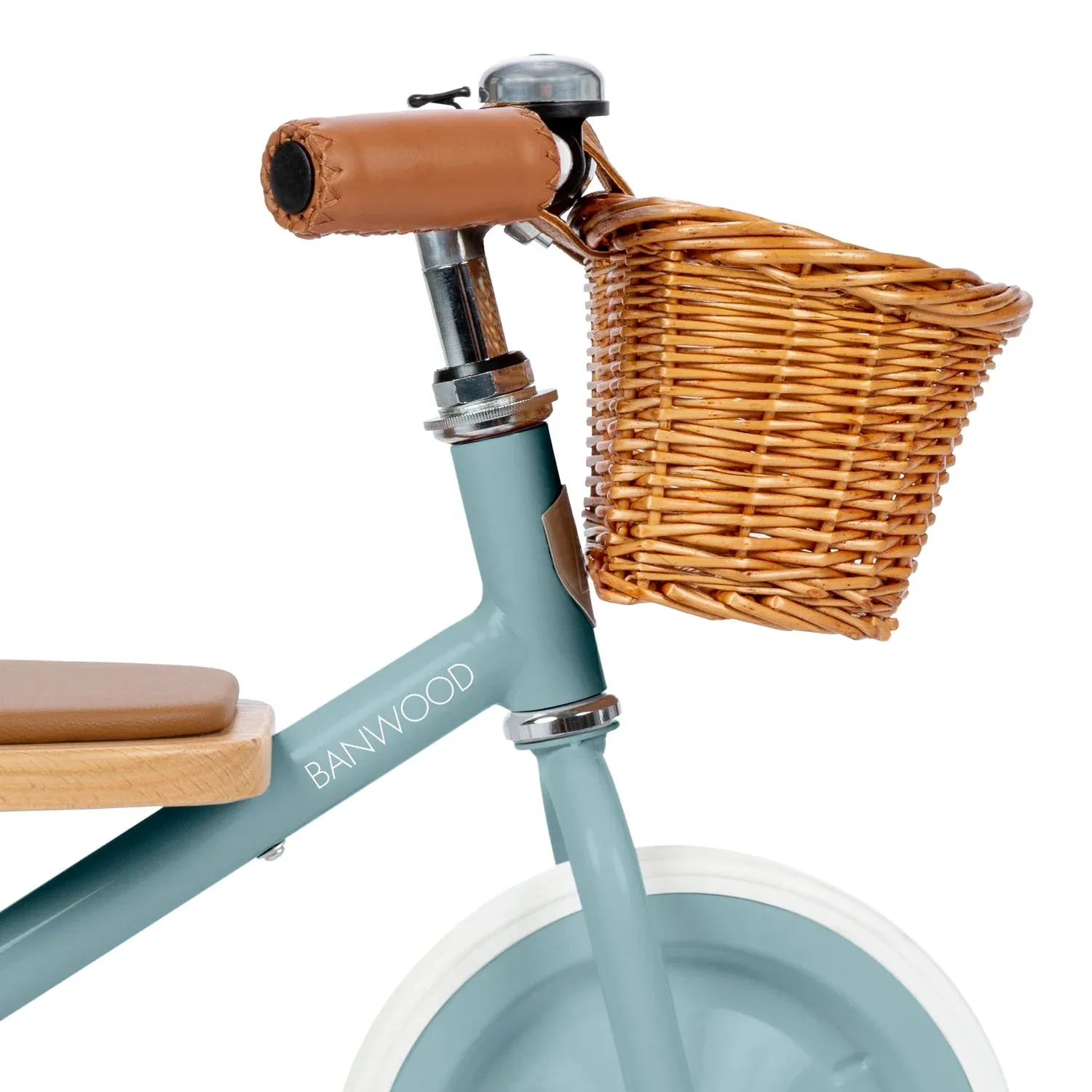 Banwood Vintage Trike τρίκυκλο πετρόλ με καλάθι