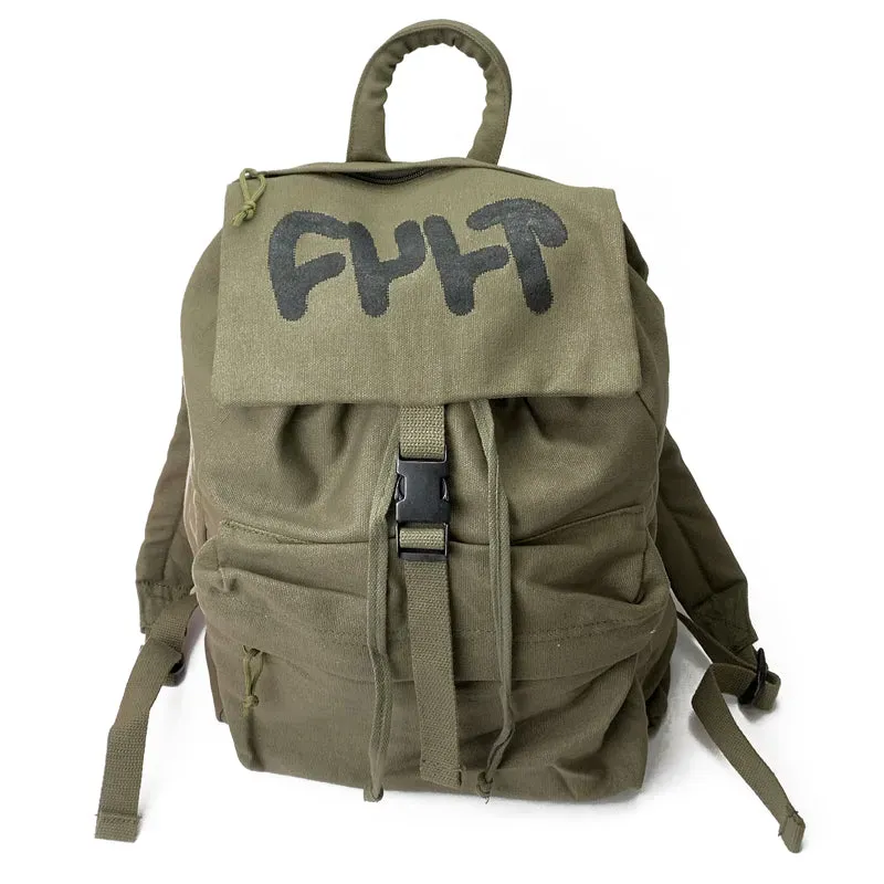 Cult Stash Bag τσάντα πλάτης πράσινη καμβάς