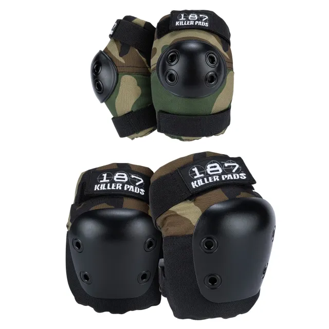 187 Killer Pads Combo σετ καμουφλάζ γόνατο-αγκώνας