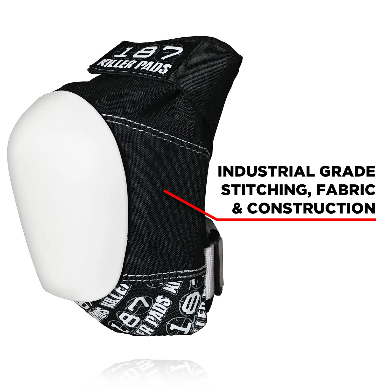 187 Killer Pads Pro επιγονατίδες Black/White ζευγάρι