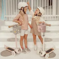 Banwood Pin & Ride καλάθι ποδηλάτου faded pink