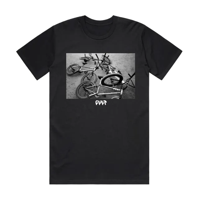 Cult Crewed Up Tee μπλούζα regular βαμβακερή