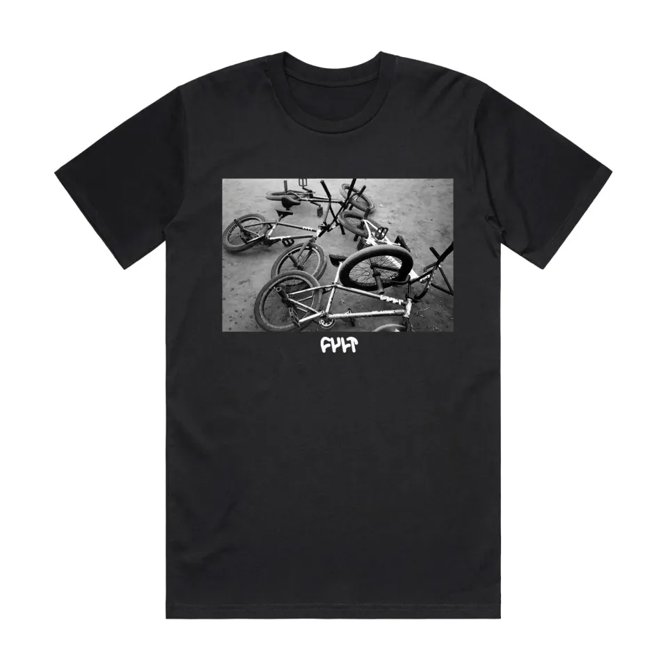 Cult Crewed Up Tee μπλούζα regular βαμβακερή