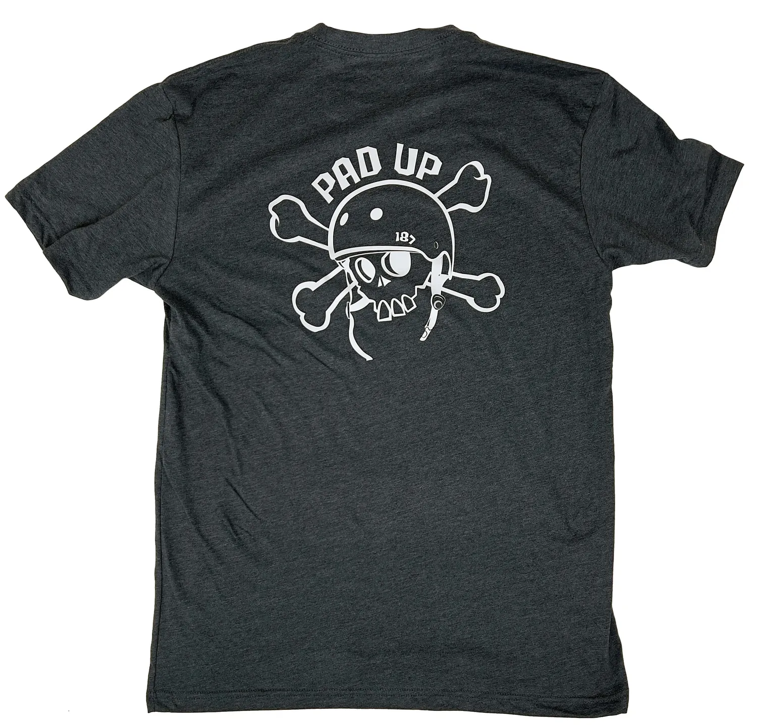 187 Killer Pads Pad Up Tee T-shirt ανθρακί βαμβακερό