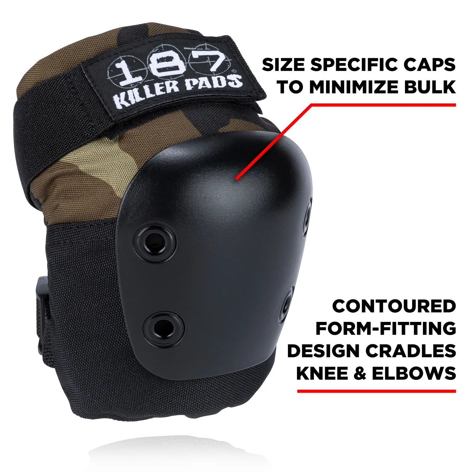 187 Killer Pads Combo σετ καμουφλάζ γόνατο-αγκώνας