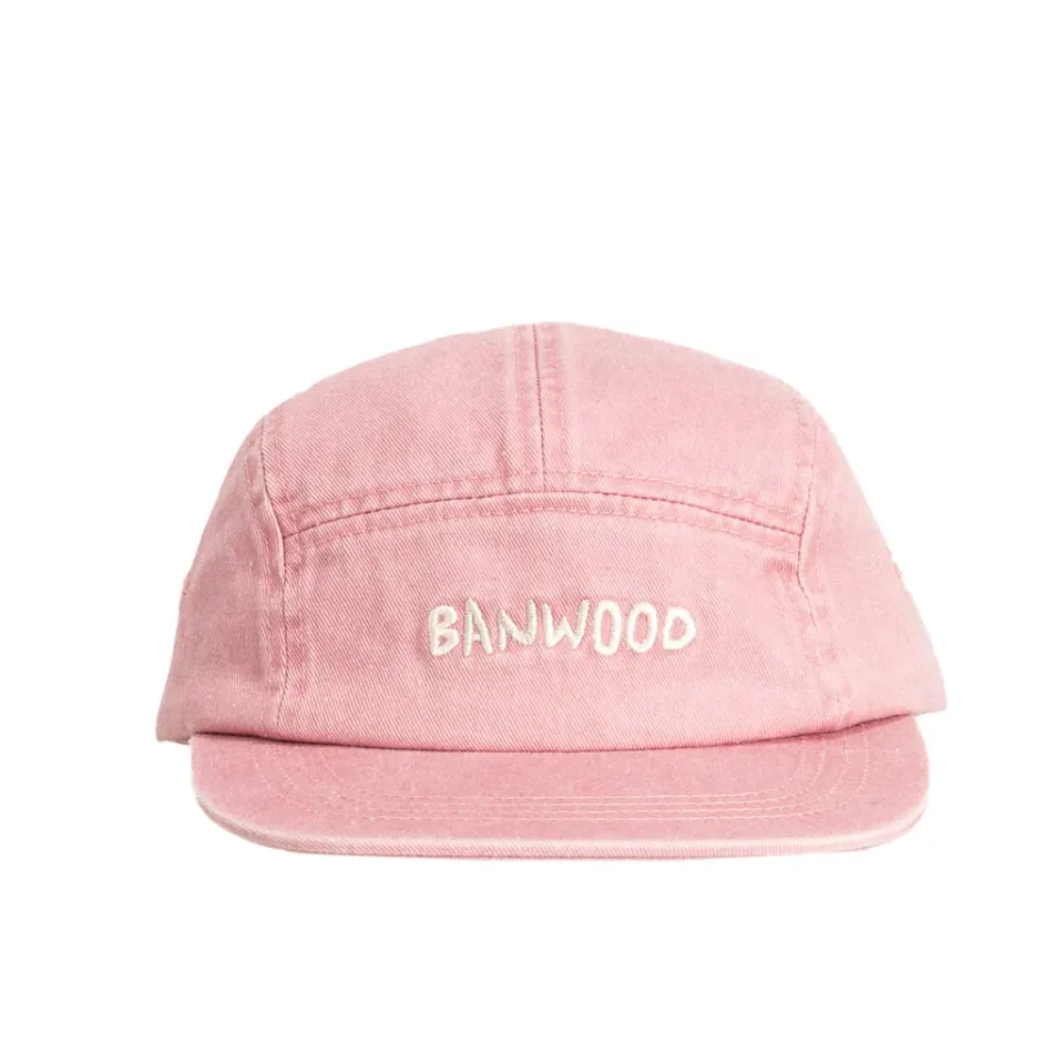Banwood 5-Panel καπέλο παιδικό ροζ βαμβακερό