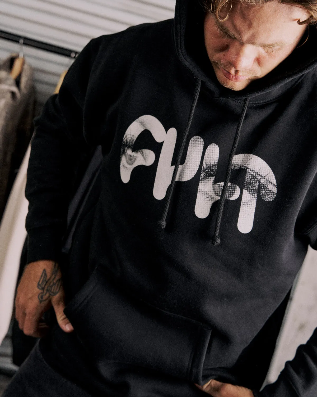 Cult Eyes Hoodie φούτερ με κουκούλα Large βαρύ