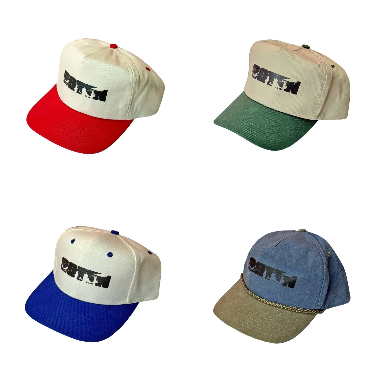 Cult Rottn καπέλο 5-panel κόκκινο βαμβακερό