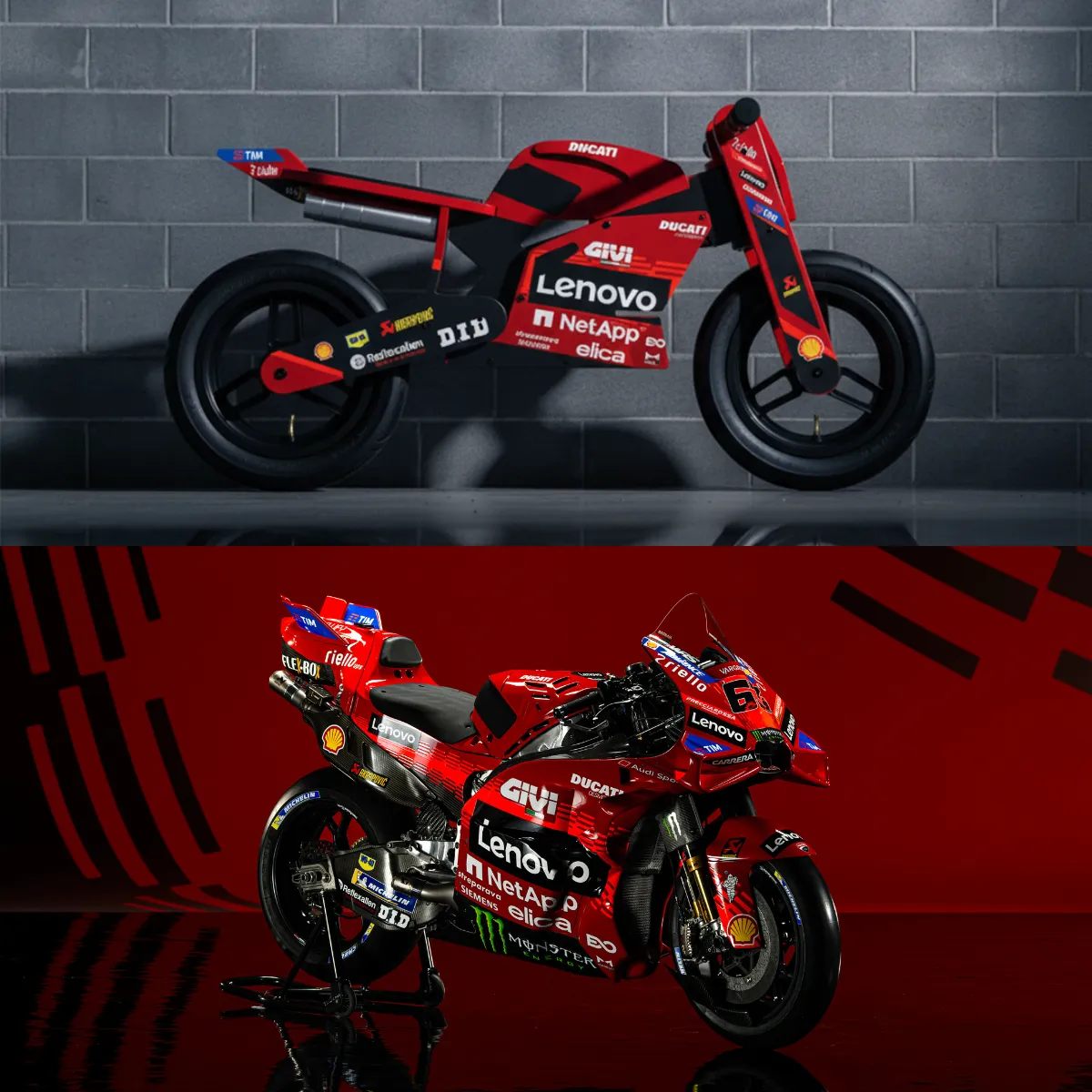Kiddimoto Ducati Desmo GP25 ισορροποδήλατο αγωνιστικό