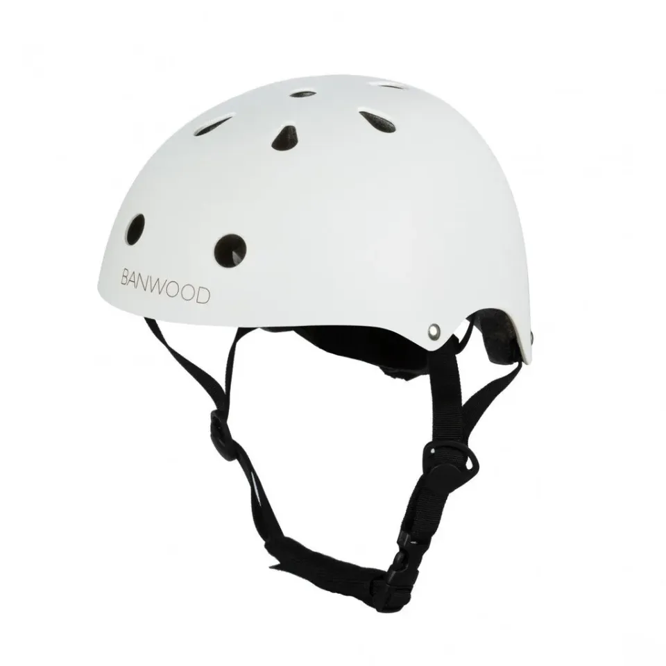 Banwood παιδικό κράνος λευκό 50-54 cm