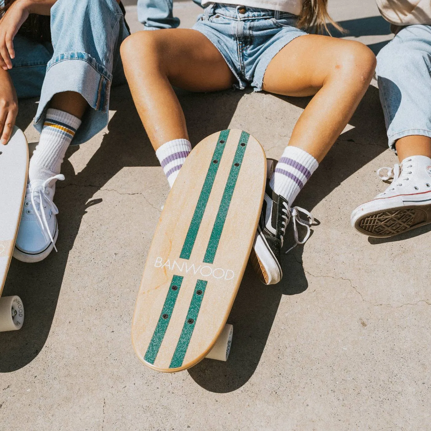 Banwood Skateboard σκέιτμπορντ πράσινο cruiser 22"