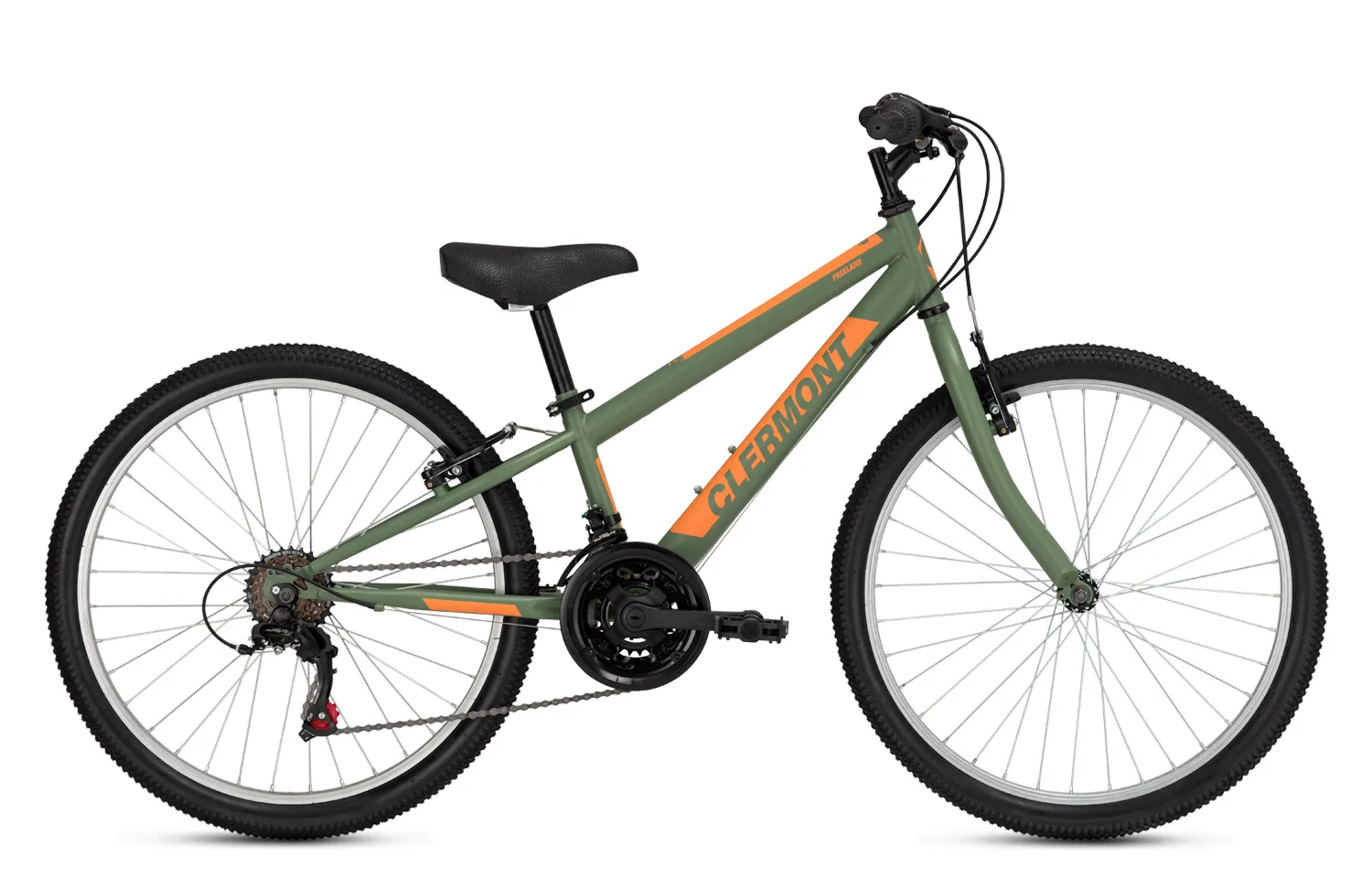 Clermont Bikes Freeland 24 mountain ποδήλατο 24 ιντσών χακί