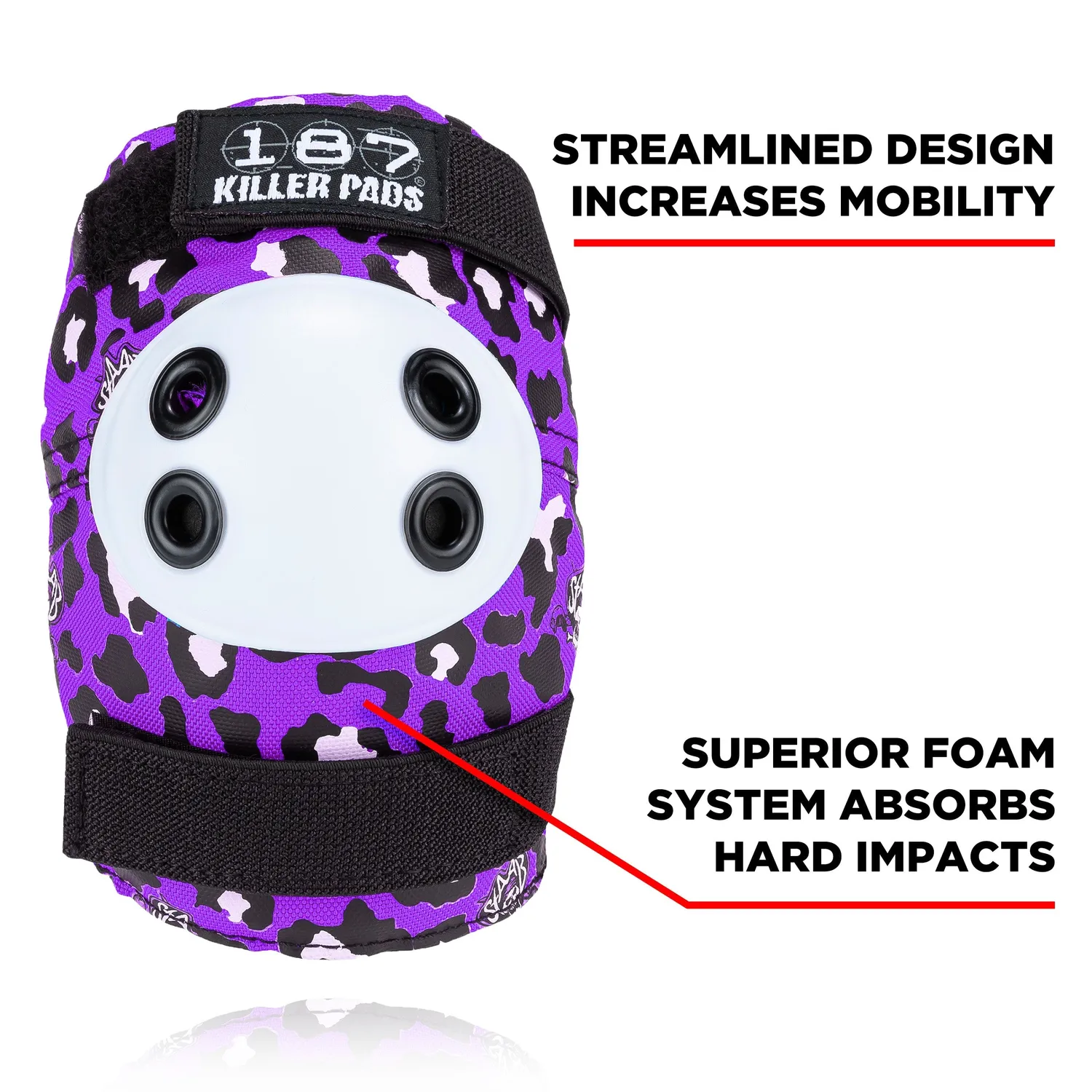 187 Killer Pads Kids Six Pack προστατευτικά Staab Purple JR