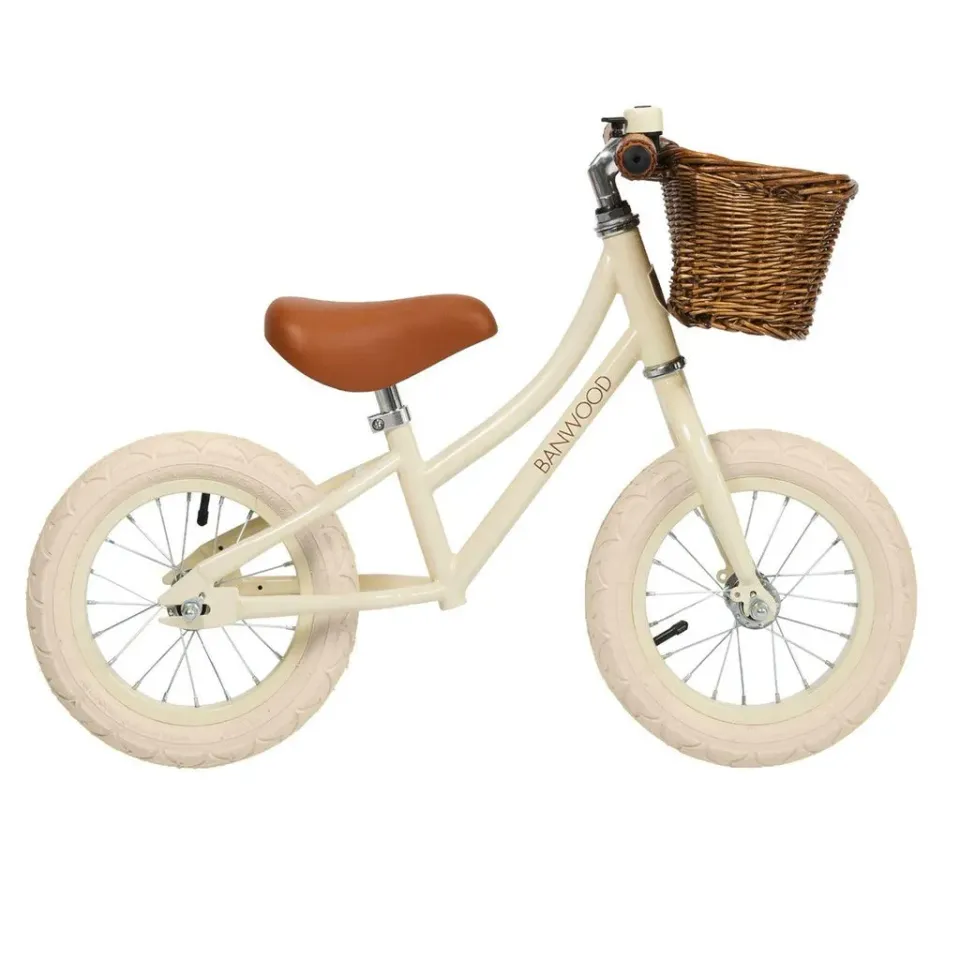 Banwood First Go Vintage ισορροποδήλατο κρεμ 12"