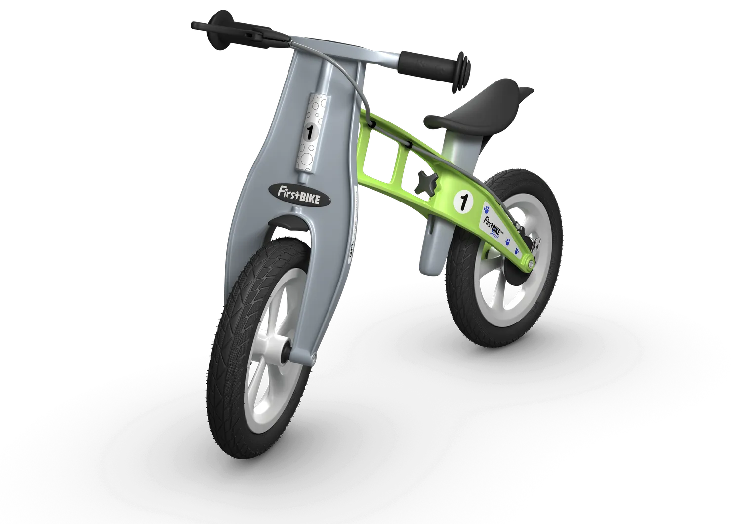 FirstBike Street ισορροποδήλατο πράσινο με φρένο