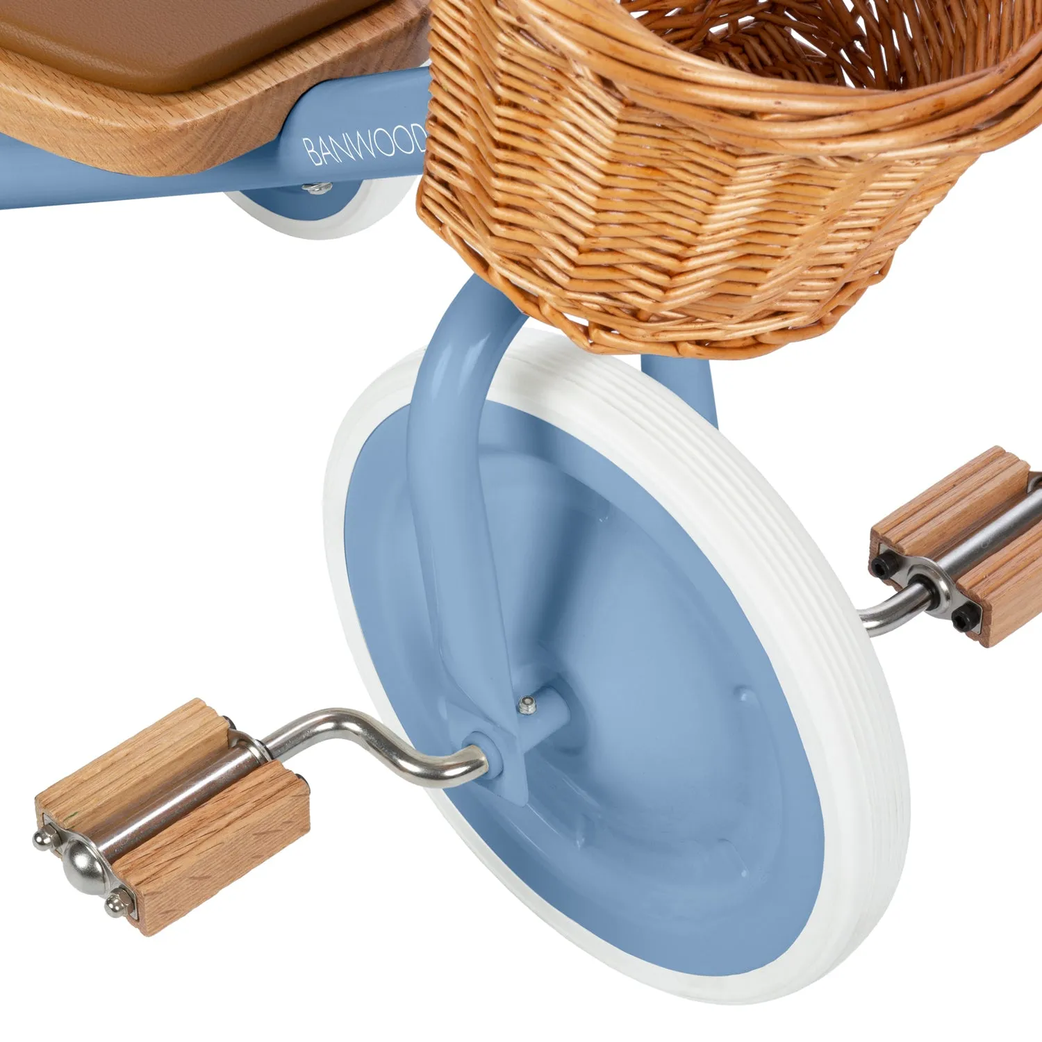 Banwood Vintage τρίκυκλο ποδήλατο Blue 2-5 ετών με καλάθι
