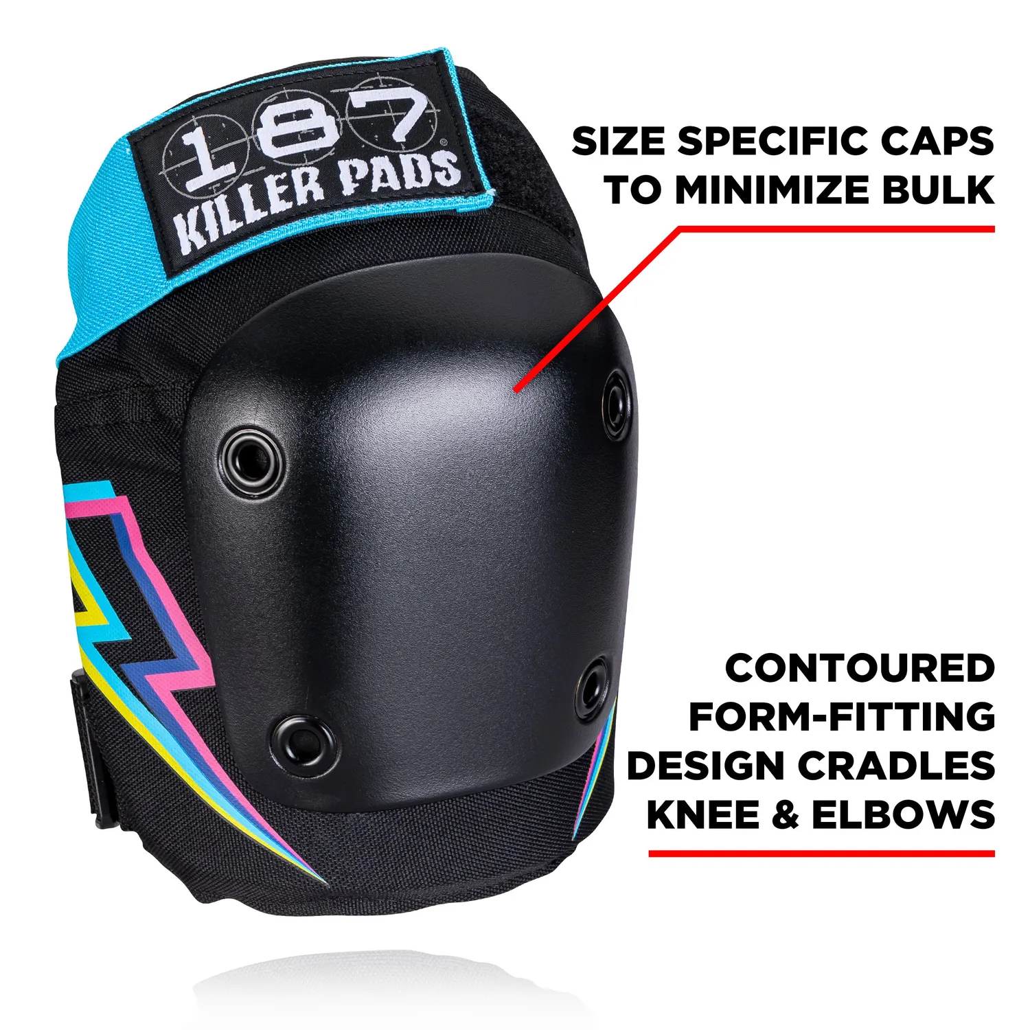 187 Killer Pads Kids Six Pack προστατευτικά Electric Bolt JR