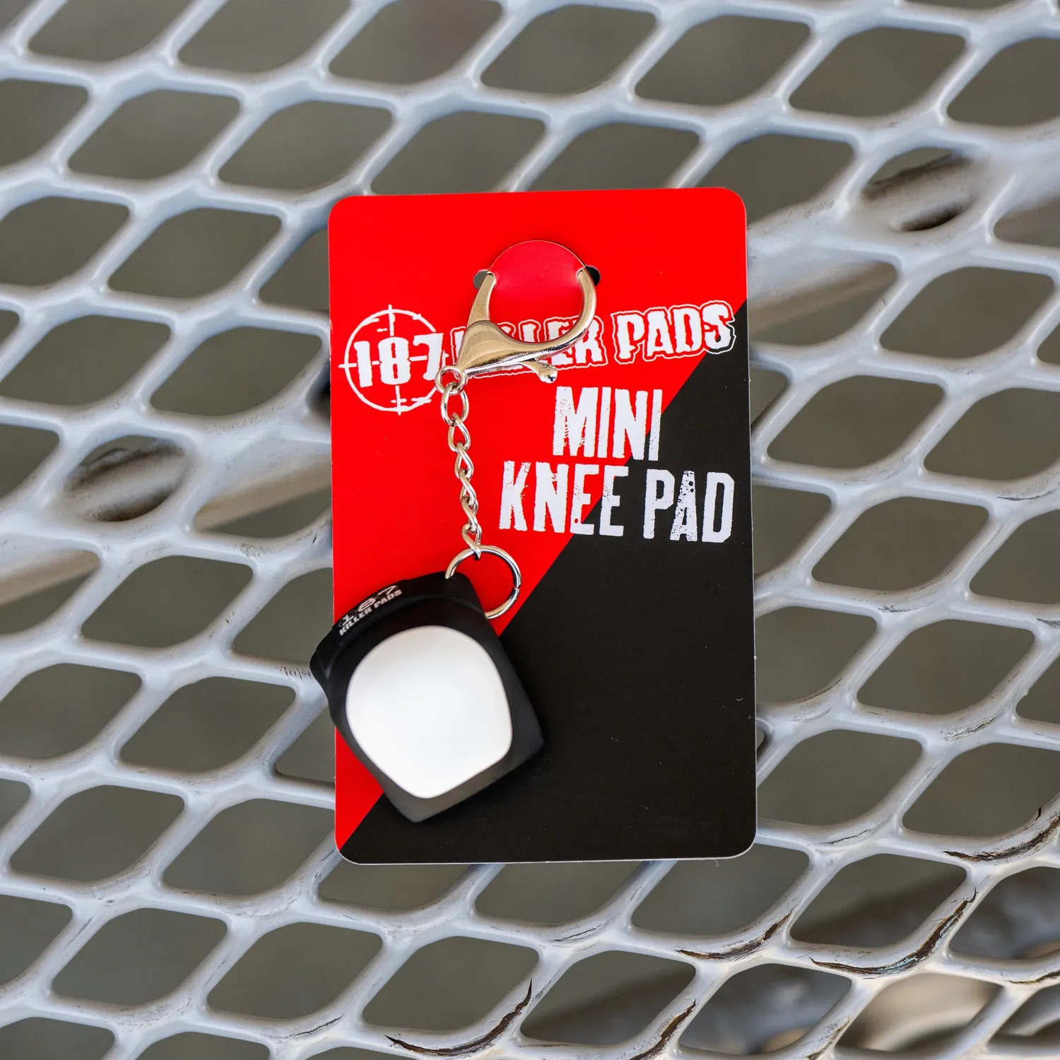 187 Killer Pads Mini Pro Knee μπρελόκ Black PVC