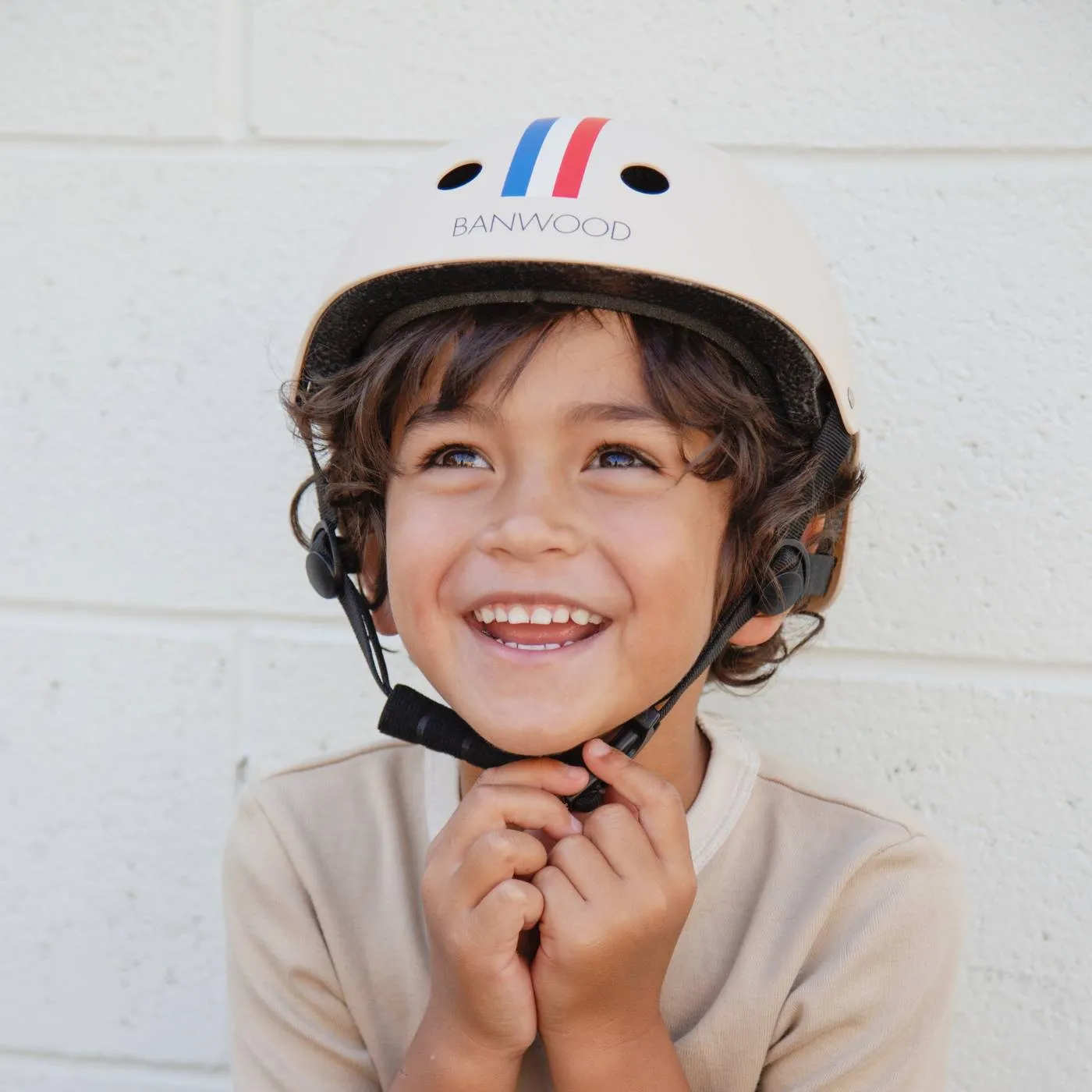 Banwood Helmet Stripes κράνος ριγέ 50-54 εκ.