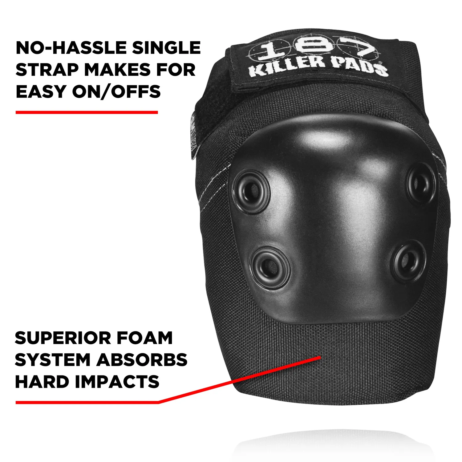 187 Killer Pads Slim αγκωνίδα μαύρη XS-XL