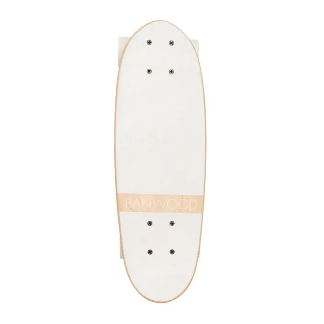 Banwood Skateboard παιδικό τροχοσανίδα λευκό για 5-10 ετών