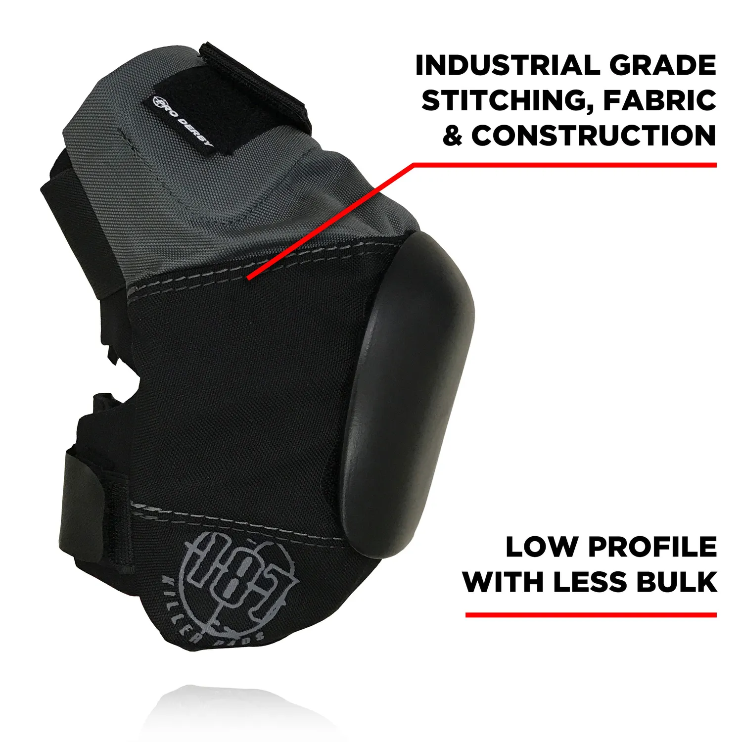 187 Killer Pads Pro Derby επιγονατίδες Black Grey