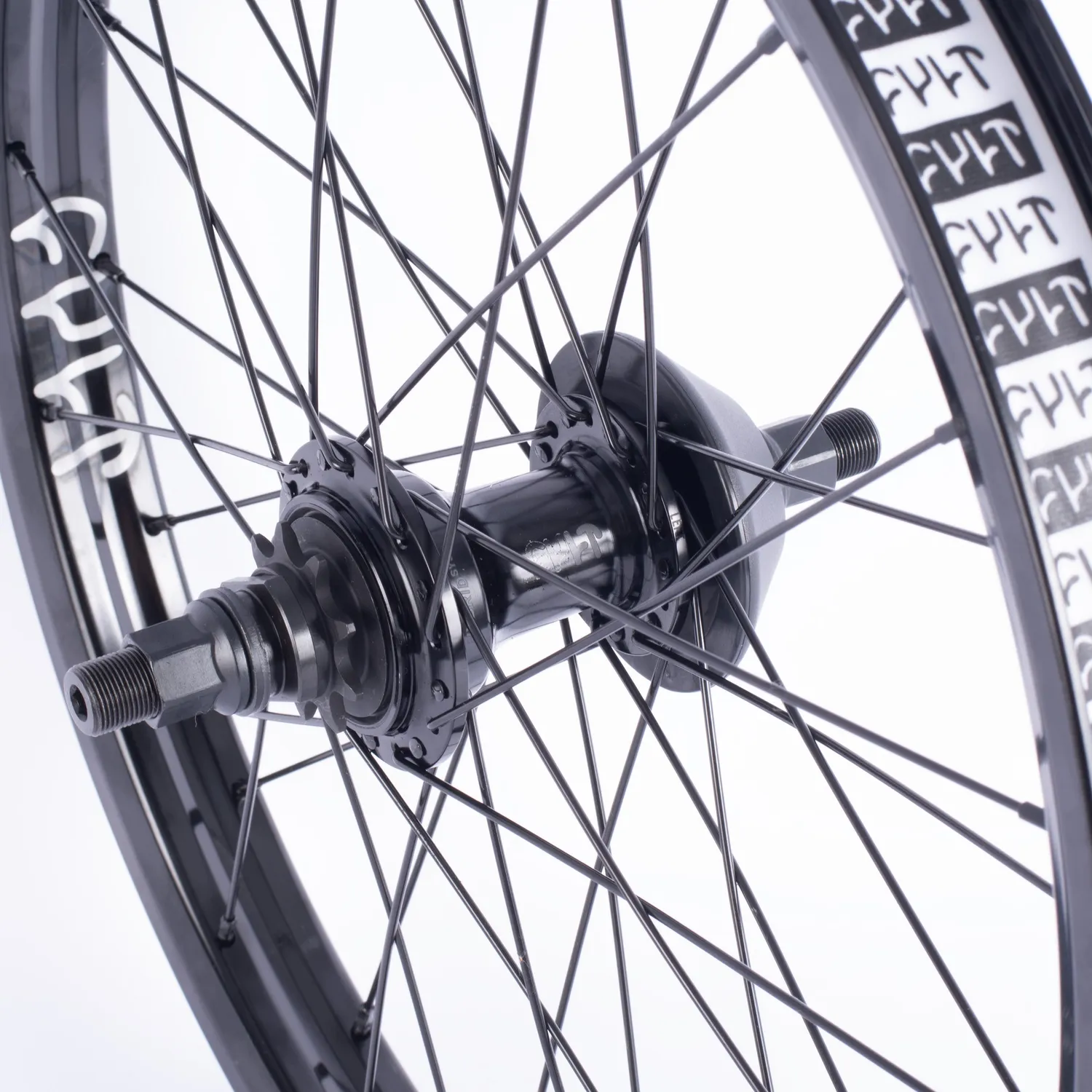 Cult Crew Hybrid πίσω ρόδα BMX cassette μαύρη RHD
