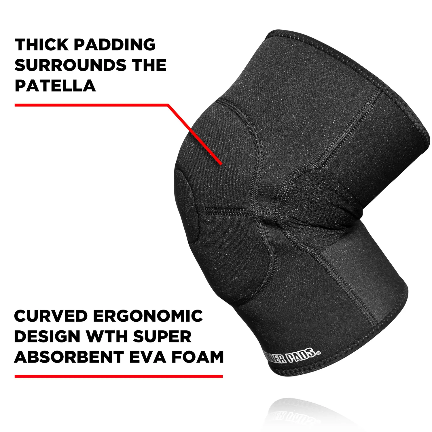 187 Killer Pads Knee Gasket επιγονατίδα μαύρη νεοπρέν