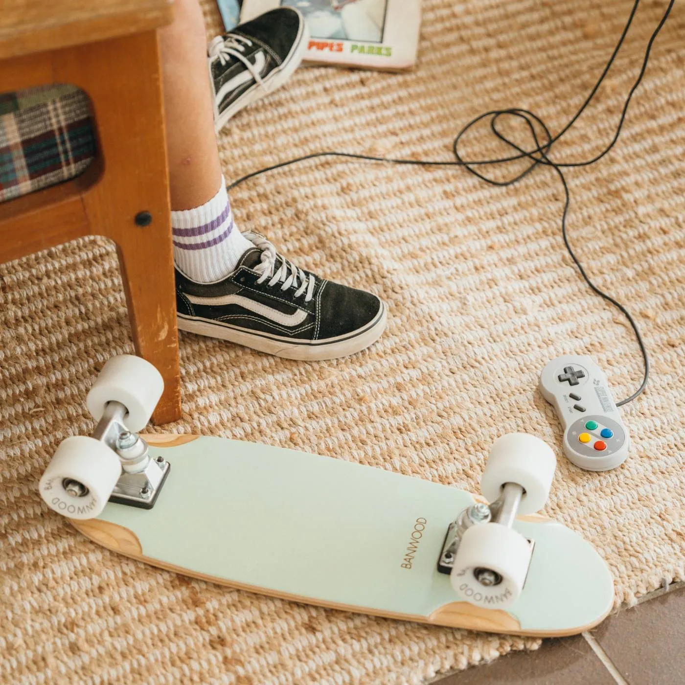 Banwood Skateboard Mint παιδικό skateboard 22'' ξύλινο