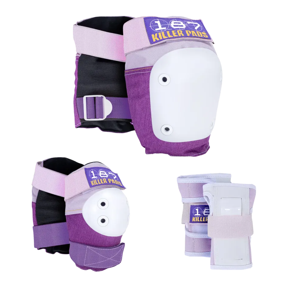 187 Killer Pads Six Pack σετ προστατευτικών Purple για skate