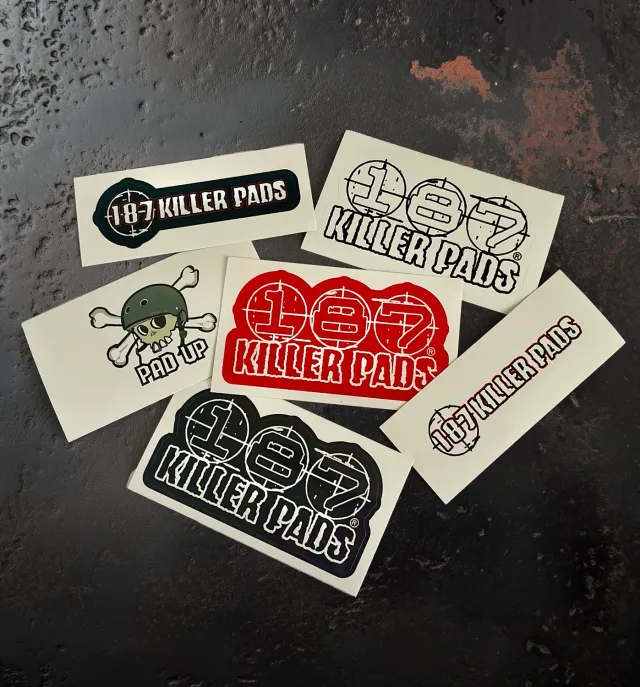 187 Killer Pads Sticker 6-Pack αυτοκόλλητα 6 τεμάχια διάφορα σχέδια