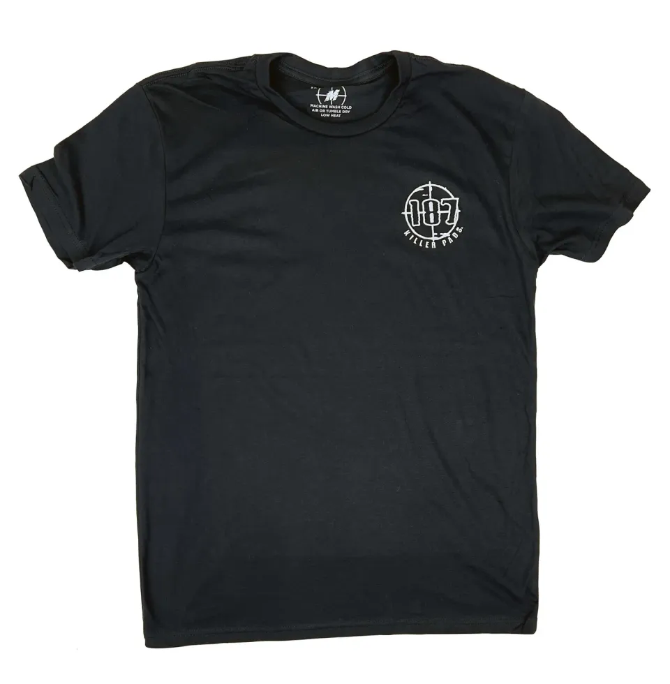 187 Killer Pads Pad Up Tee μπλουζάκι μαύρο απαλό