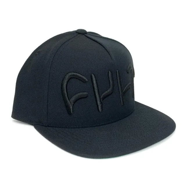 Cult Big Logo καπέλο snapback μαύρο wool blend
