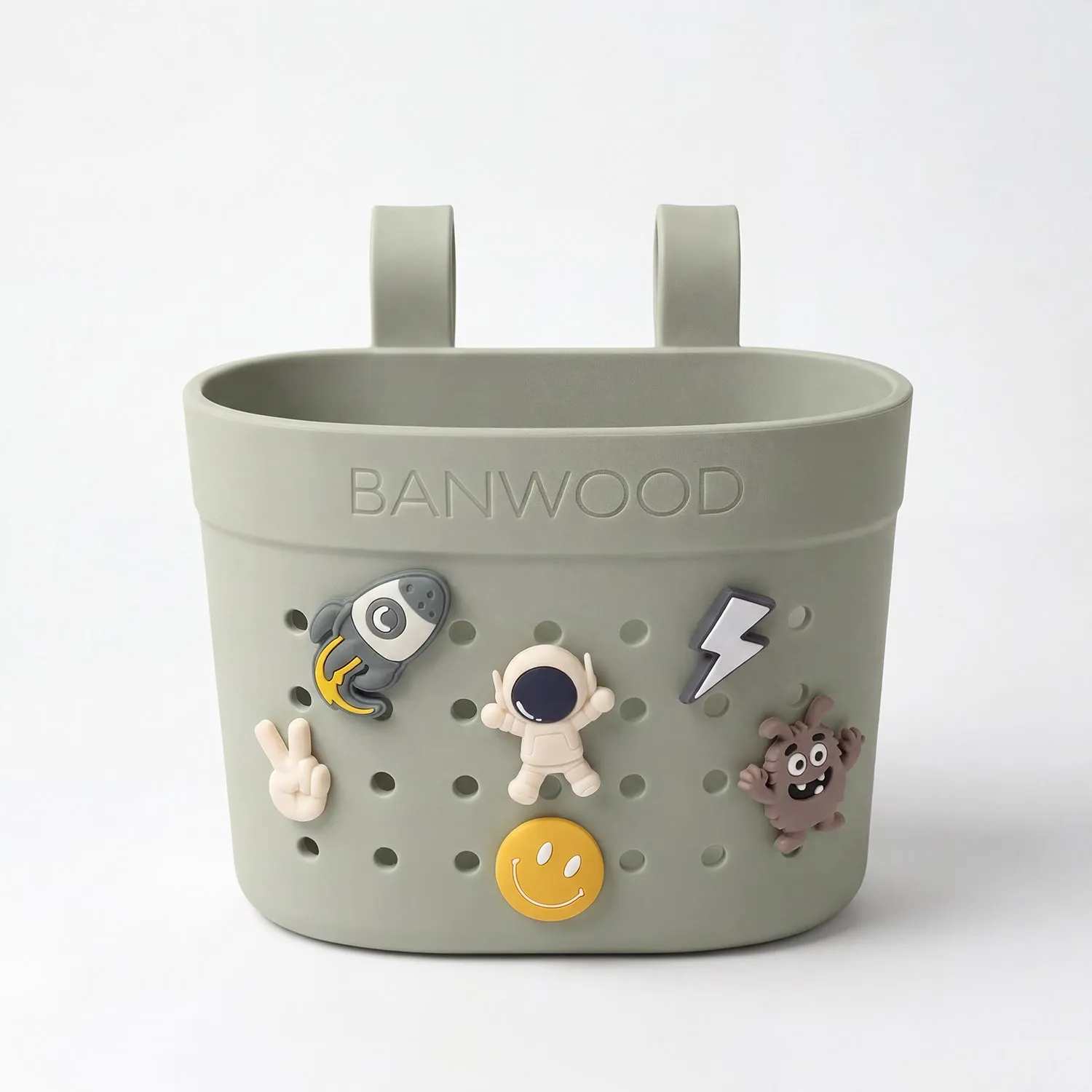 Banwood Pin & Ride καλάθι olive παιδικό