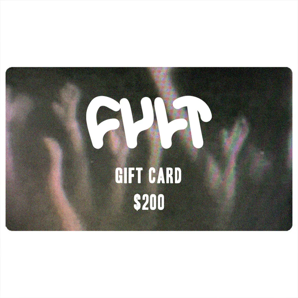 Cult Crew Gift Cards δωροκάρτα 50$ email