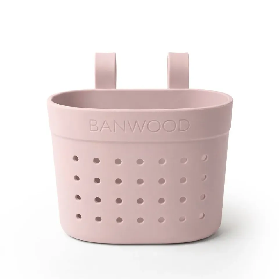 Banwood Pin & Ride καλάθι ποδηλάτου faded pink