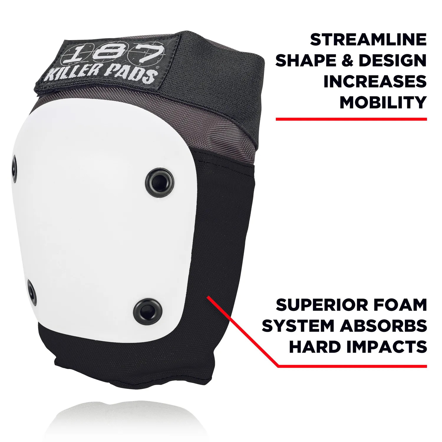 187 Killer Pads Fly επιγονατίδες μαύρες slim