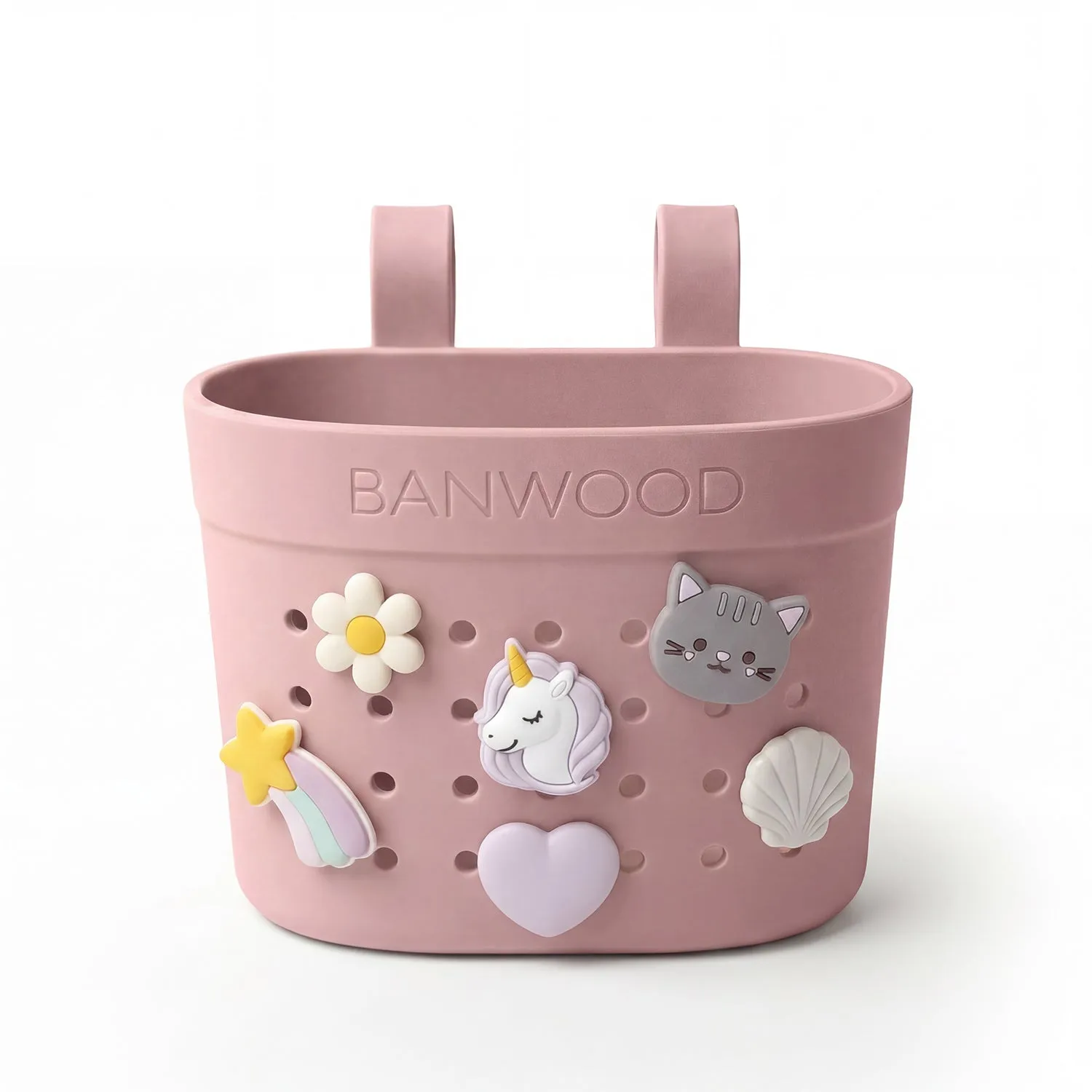 Banwood Pin & Ride καλάθι Dusty Rose για ποδήλατο
