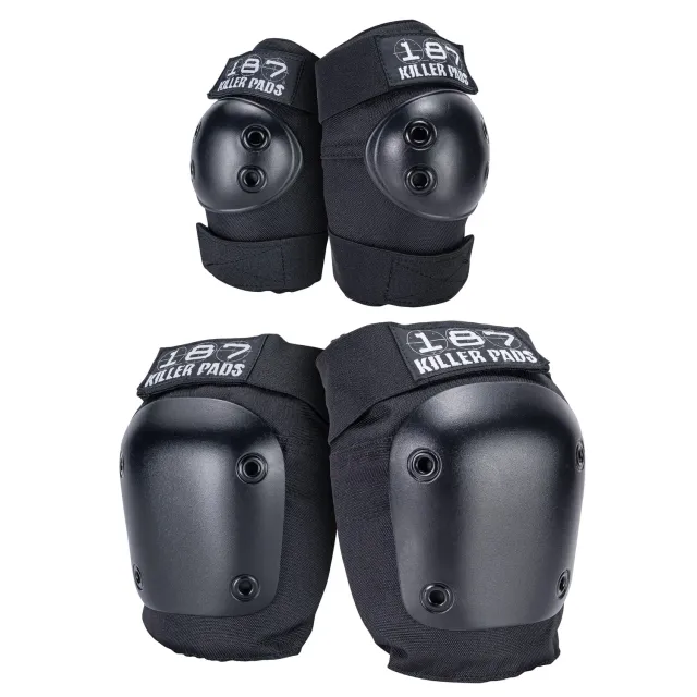 187 Killer Pads Combo σετ μαύρο γόνατο-αγκώνας