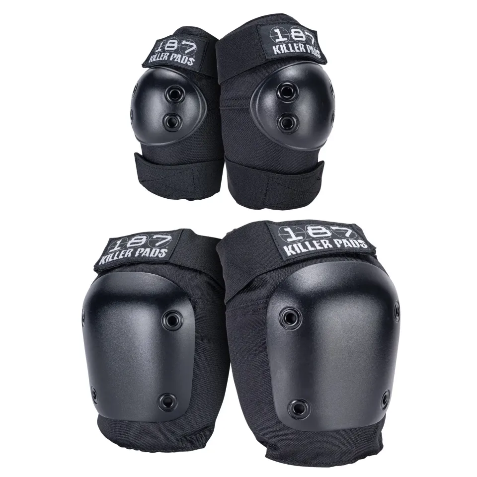 187 Killer Pads Combo σετ μαύρο γόνατο-αγκώνας