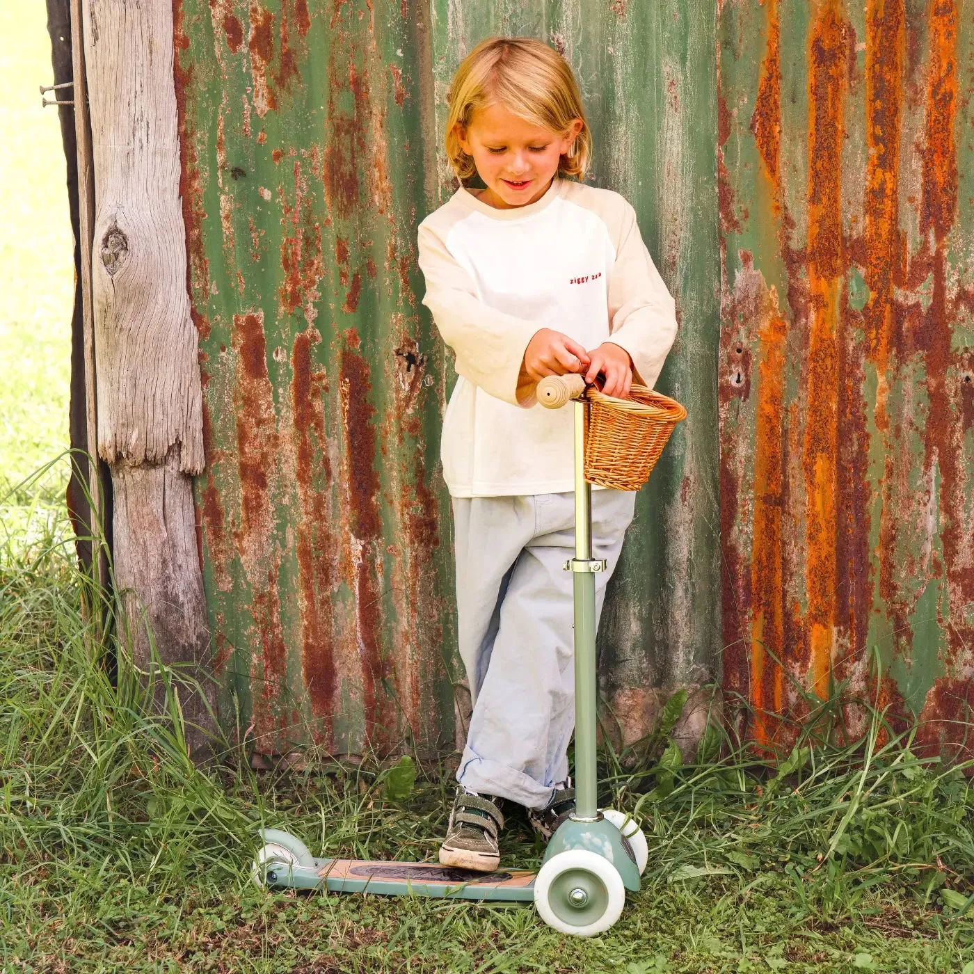 Banwood Scooter Vintage πατίνι πράσινο αναδιπλούμενο