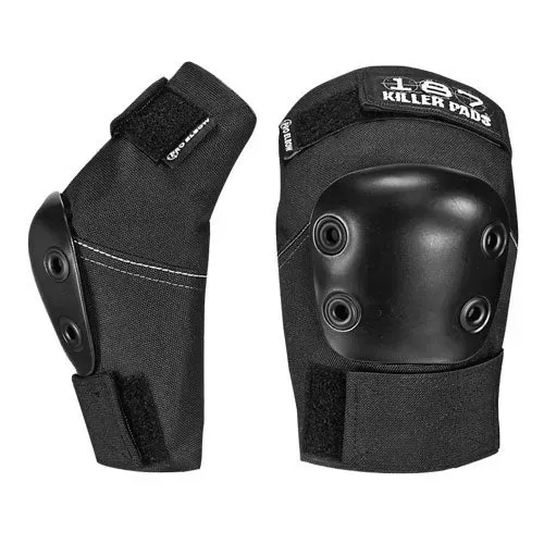 187 Killer Pads Pro αγκωνίδες μαύρες